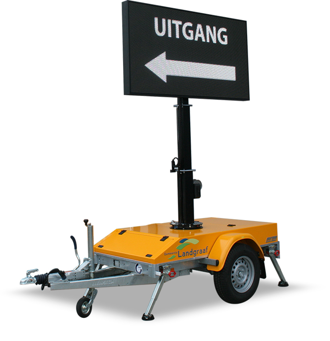 LedXtra - LED Displays - Tekstkar - Vrijstaand