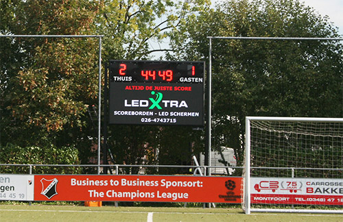 LedXtra - LED Displays - Digitaal LED Scoreboard