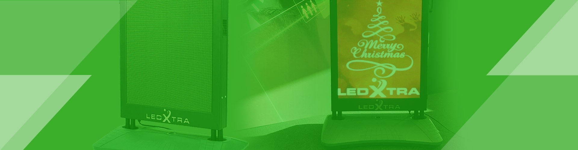 LedXtra - LED Displays - Digitaal LED Stoepbord - header
