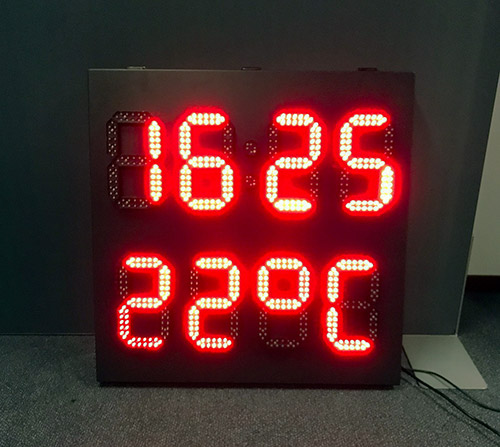 LedXtra - LED Displays - Tijd-enTemperatuur